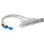 Bracket Adaptador StarTech USBPLATE4 - 4 Puertos USB 2.0 con Conexión IDC10
