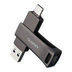 Memoria USB Quaroni QUM-05 32GB USB 3.2 Dual A&C - Metálica OTG
