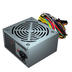 Fuente de Poder Quaroni 600W - Diseño Slim, Ventilador 12cm, Conectores ATX