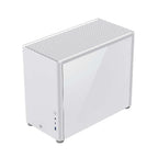 Gabinete Balam Rush Eris Frost BR-935647 - Micro Torre, Cristal Templado, Blanco