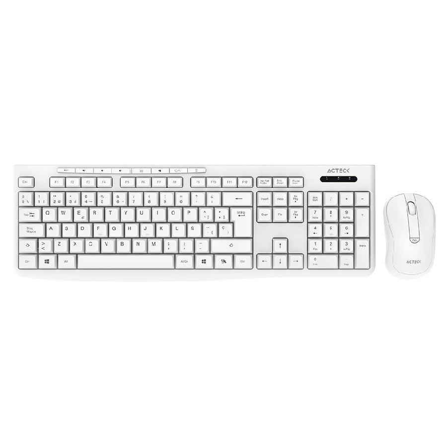 Kit Acteck Creator Prime MK255 - Teclado y Mouse Inalámbrico USB Dongle Español