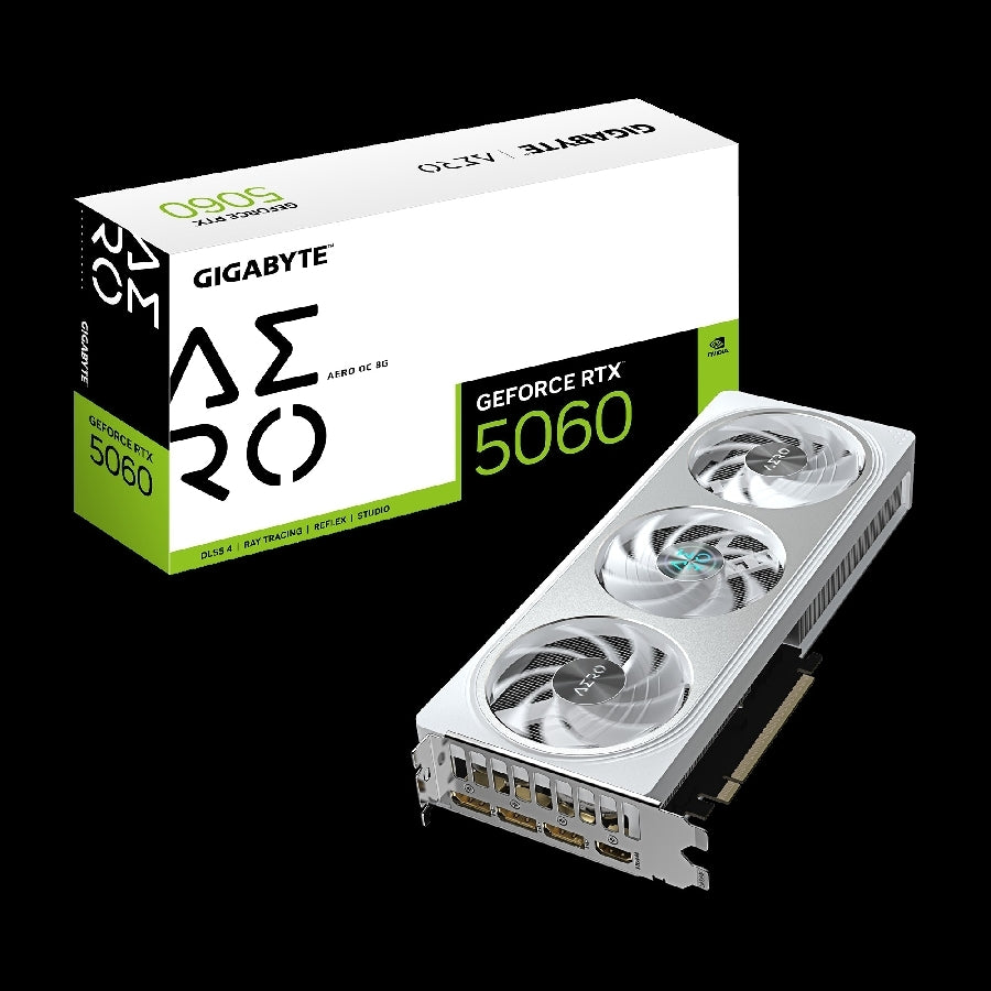 Tarjeta de Video Gigabyte RTX 5060 8GB GDDR7 - DisplayPort 2.1 y HDMI 2.1