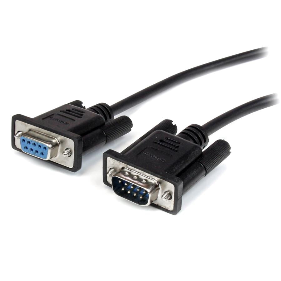 Cable Extensión Serial RS232 Startech MXT1002MBK 2M DB9 - Blindado