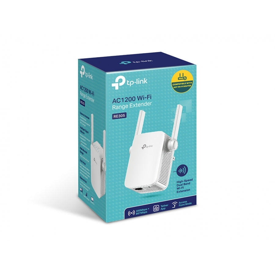 Repetidor TP-Link RE305 AC1200 - Extensor WiFi Dual Band 867 Mbps