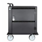 Gabinete de Carga Manhattan 716000 - 32 Puertos USB-C, 576W, con Ruedas