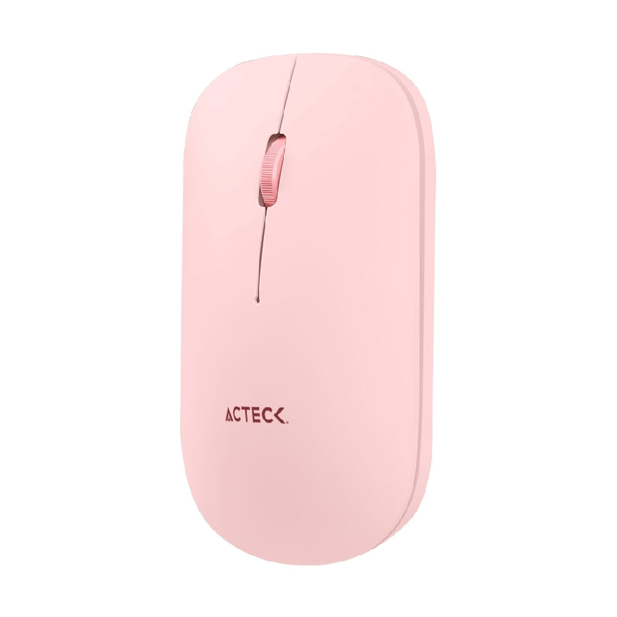Kit Acteck Creator Virtuos Silk MK720 - Teclado y Mouse Inalámbrico Recargable Rosa