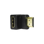 Adaptador GHIA ADAP-6 HDMI Codo 90 Grados Macho a Hembra Alta Velocidad
