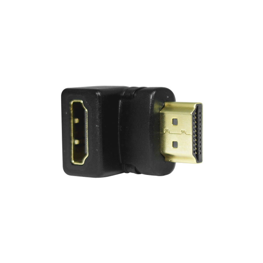 Adaptador GHIA ADAP-6 HDMI Codo 90 Grados Macho a Hembra Alta Velocidad