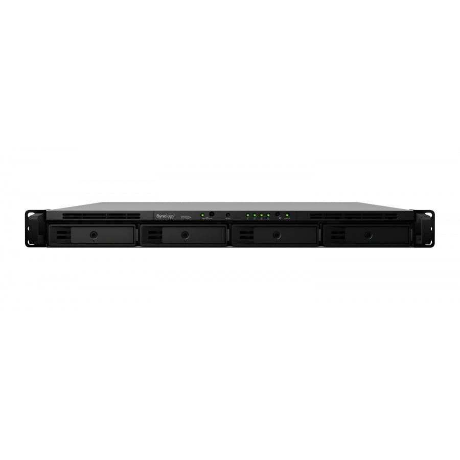 NAS Synology RS822+ 4 Bahías Expandibles - AMD Ryzen, 32GB RAM, 4 Puertos Gigabit Imagen principal del producto