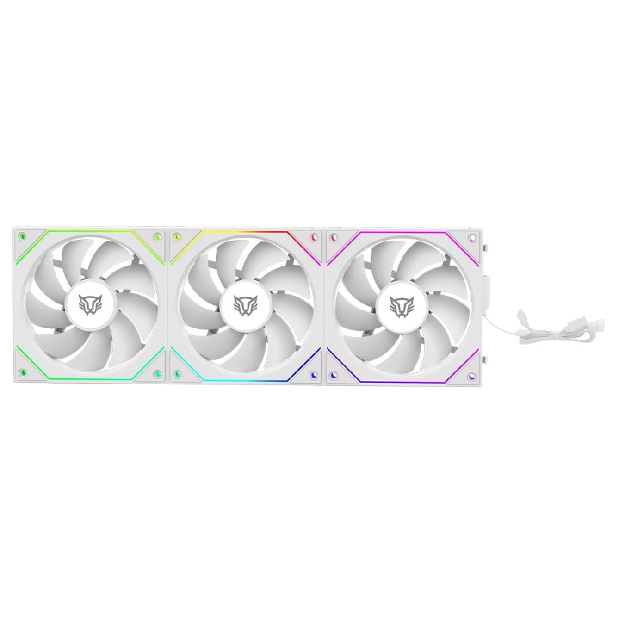 Kit 3 Ventiladores Balam Rush Eolox Link EXL95 120mm RGB - Control PWM y Daisy-Chain