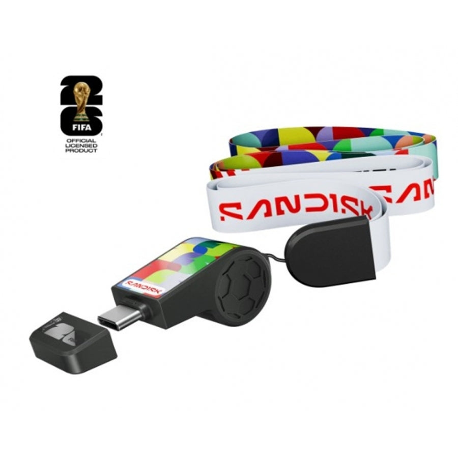 Memoria USB SanDisk 64GB USB-C Copa Mundial FIFA 2026 - 300MB/s