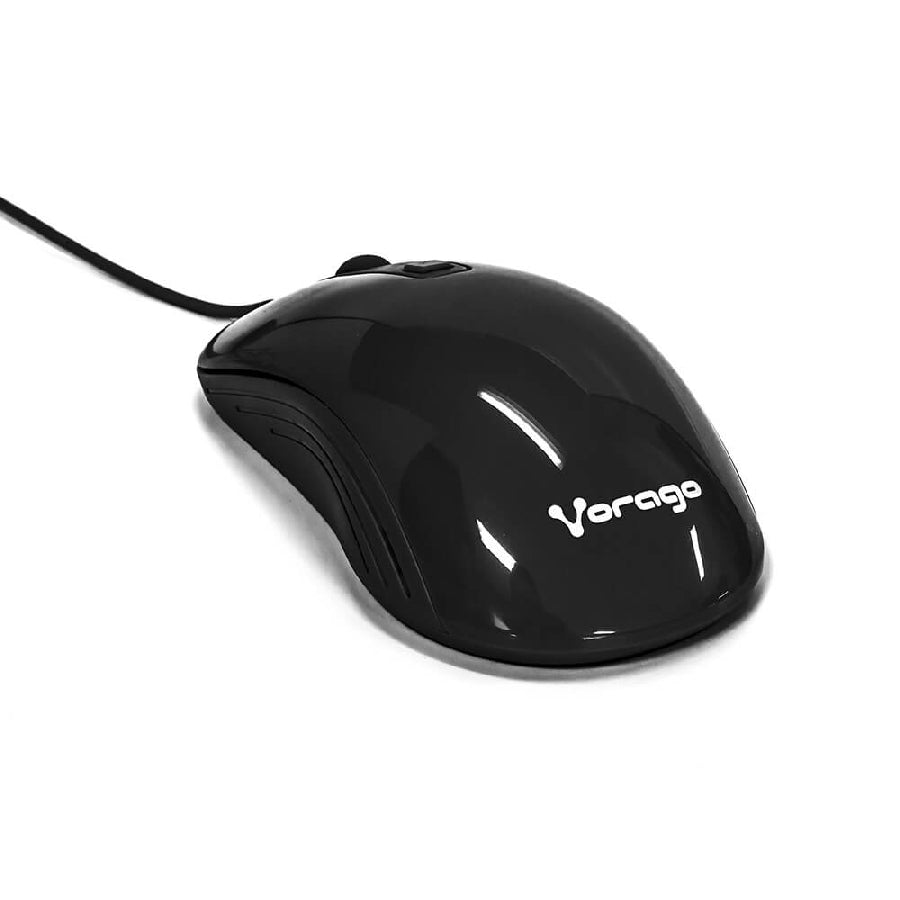 Mouse Vorago MO-102 Óptico Alámbrico - 1600 DPI USB Negro Imagen principal del producto