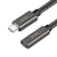 Cable Extensión Acteck USB-C 60cm - 3.1, 10Gbps, 4K 60Hz, Nylon Trenzado
