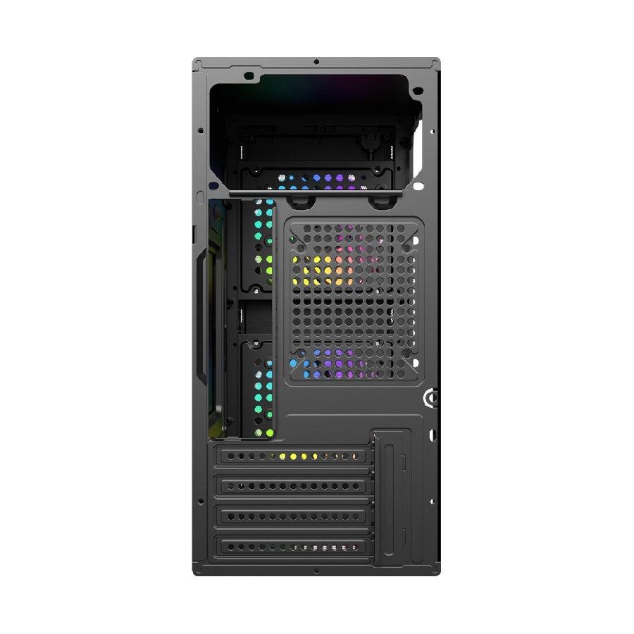 Gabinete Acteck Doom Ultra Crystal GI750C Mini Torre - Cristal Templado, Fuente 500W
