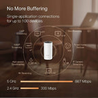 Router TP-Link Deco M4 WiFi Mesh AC1200 - Doble Banda, 185m² Cobertura