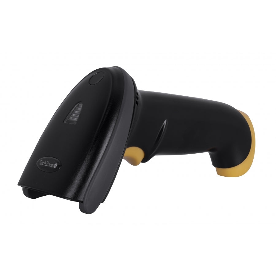 Lector Código de Barras TechZone TZBESC4 - 1D/2D, Láser USB, Base Ajustable
