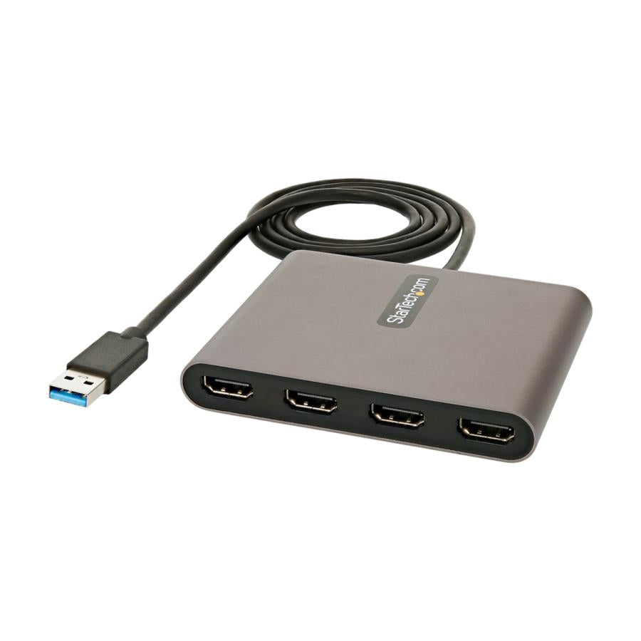 Adaptador de Video Externo StarTech USB 3.0 a 4x HDMI - 1080P 60Hz MultiMonitor Imagen principal del producto
