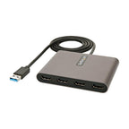 Adaptador de Video Externo StarTech USB 3.0 a 4x HDMI - 1080P 60Hz MultiMonitor
