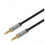 Cable de audio Manhattan 355988 estéreo 3.5mm - 1m, contactos chapados en oro