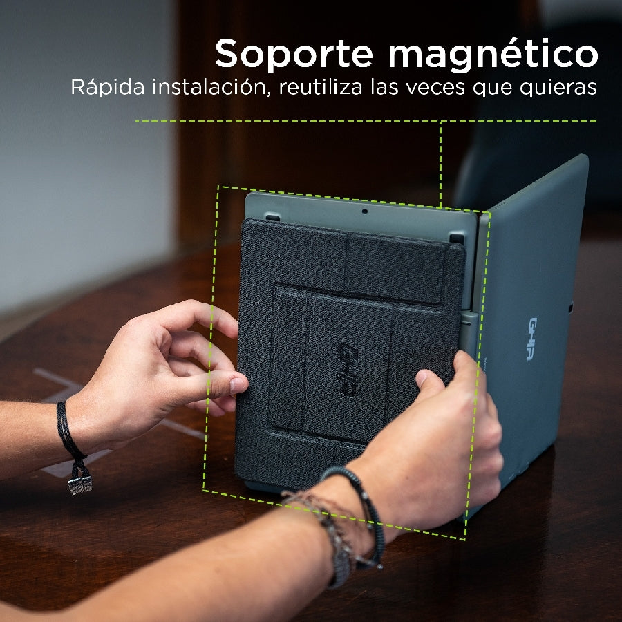 Base Ajustable Ghia GAC-225 para Laptop hasta 15.6" - Práctica y Delgada