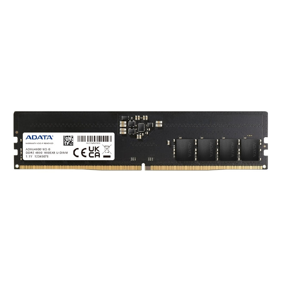 Memoria ADATA DDR5 16GB 4800MHz - U-DIMM 288 Pines, CL40, 1.1V Imagen secundaria del producto