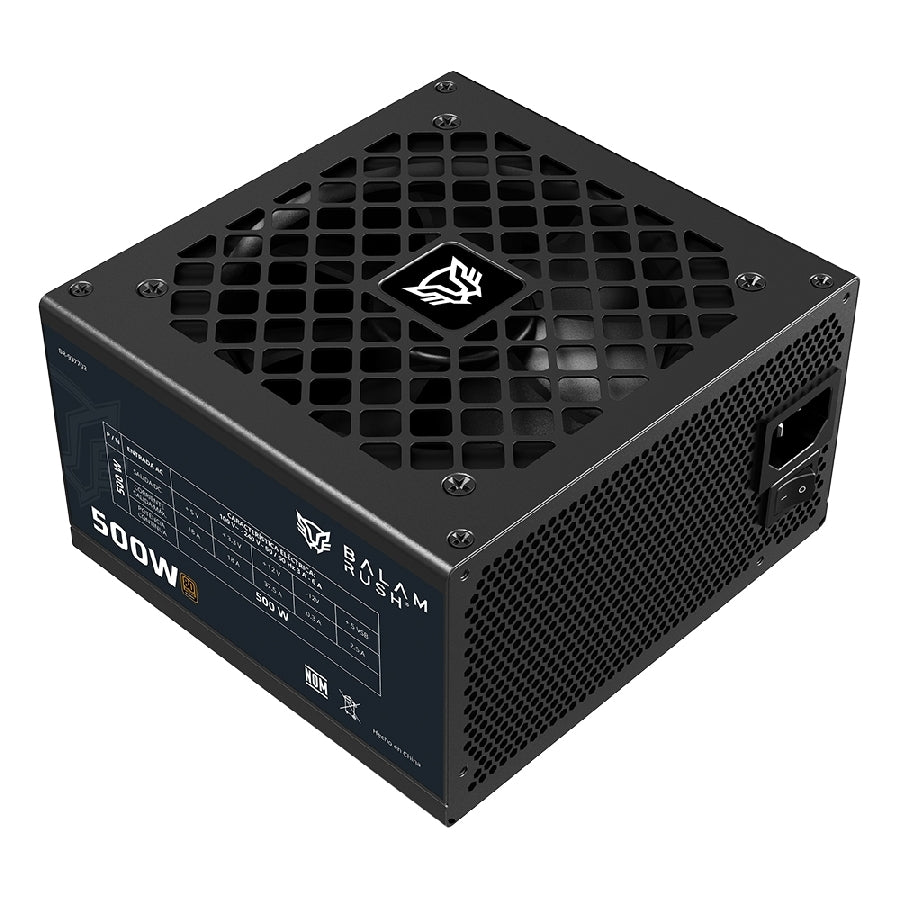 Fuente de Poder Balam Rush GR500B 500W 80 Plus Bronze ATX - Bajo Ruido Imagen principal del producto