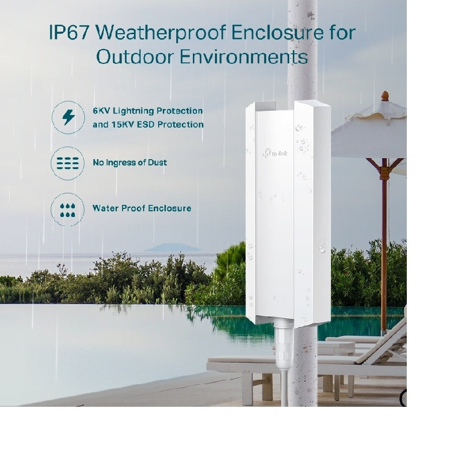 Access Point TP-Link EAP650-Outdoor Omada AX3000 WiFi 6 IP67