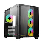 Gabinete Gamer Balam Rush Tank Pro BR-935944 - Mini Torre ATX, Cristal Templado RGB