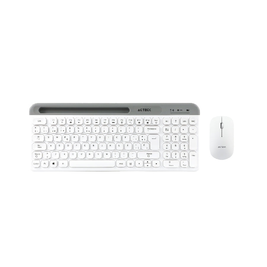 Kit Acteck Creator Virtuos MK720 - Teclado y Mouse Inalámbrico Dual Bluetooth