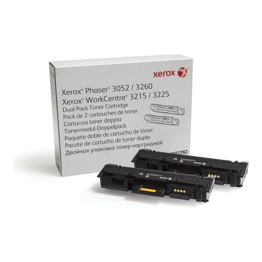 Toner Xerox 106R02782 Negro - Dual Pack, 6,000 páginas, Extra Alta Capacidad