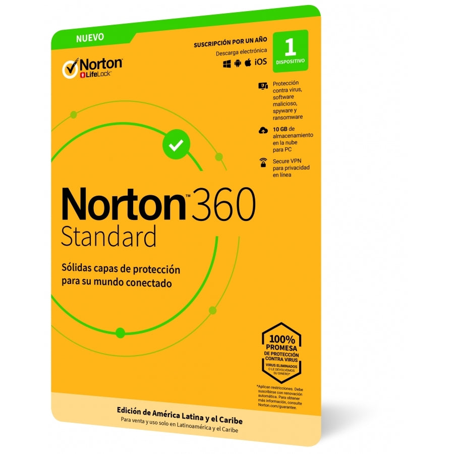 Norton 360 Standard - Antivirus 1 Dispositivo 1 Año, Protección Total Imagen secundaria del producto