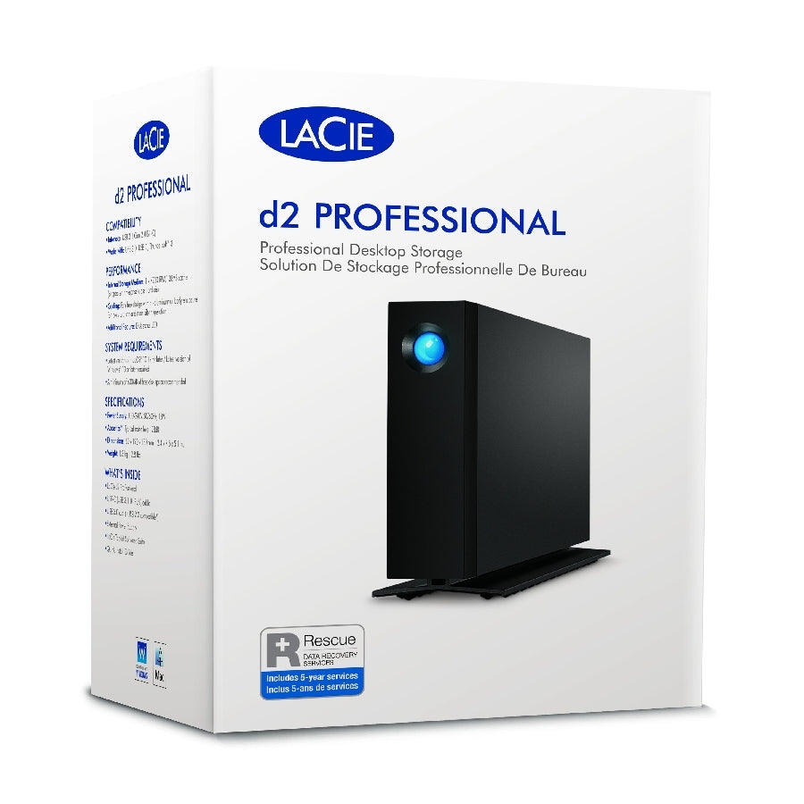 Disco Duro Externo LaCie D2 Professional 18TB USB-C - Escritorio, 5 Años Garantía