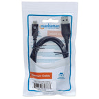 Cable USB 3.1 Manhattan 353373 Tipo-C a Tipo-A 1.0M Negro