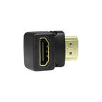 Adaptador GHIA ADAP-6 HDMI Codo 90 Grados Macho a Hembra Alta Velocidad