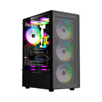 Gabinete Balam Rush Dragonfly GM590 Media Torre ATX - Cristal Templado RGB