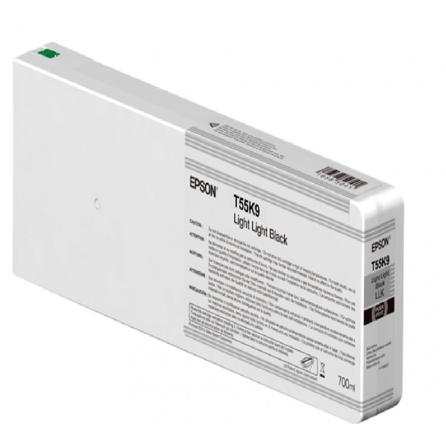 Cartucho Epson T55K Negro Claro 700 ML - UltraChrome HD/HDX para Plotters Imagen principal del producto