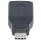 Adaptador USB Manhattan 354646 - USB 3.1 Tipo-C, Negro