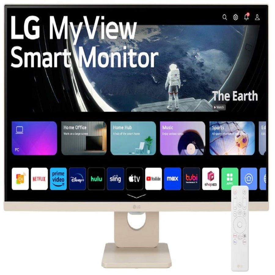 Monitor LG 27SR50F-W 27 Pulgadas Full HD IPS - Smart TV WebOS, HDR10, Bluetooth Imagen principal del producto