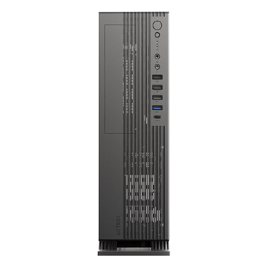 Gabinete Mini Torre Slim ACTECK ONEX GS455 - Micro ATX, Lector SD, USB 3.0