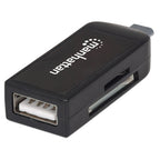 Lector de Tarjetas Manhattan 406222 OTG 24 en 1 - USB 2.0