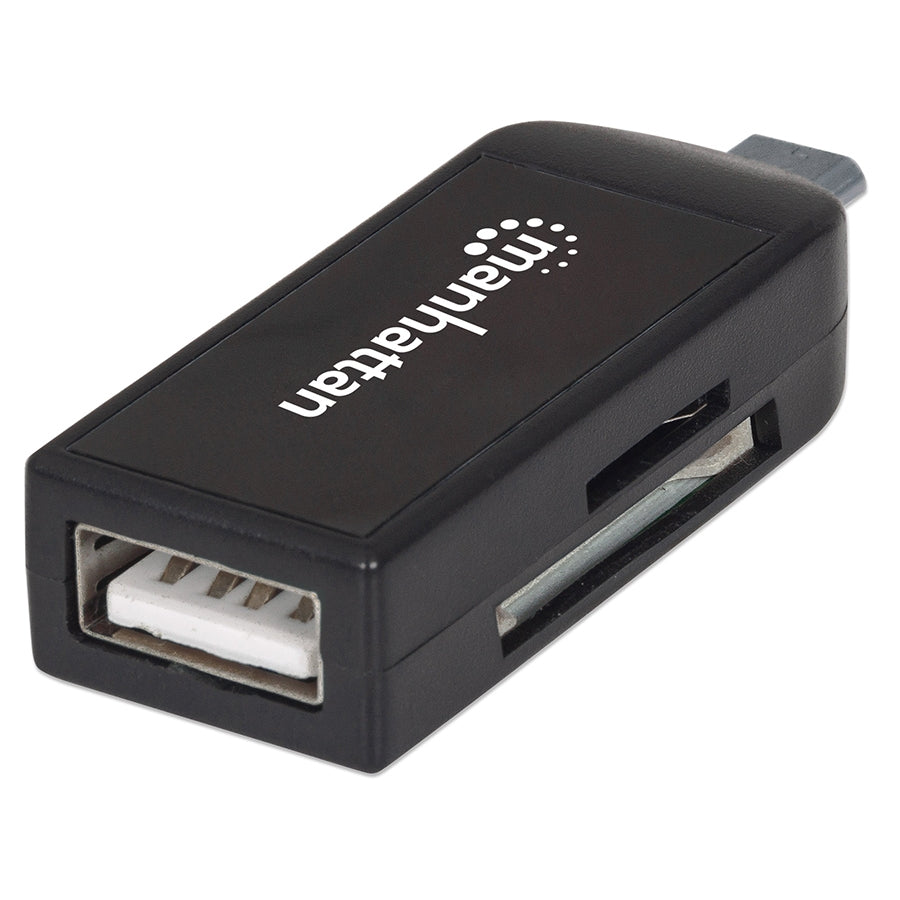 Lector de Tarjetas Manhattan 406222 OTG 24 en 1 - USB 2.0