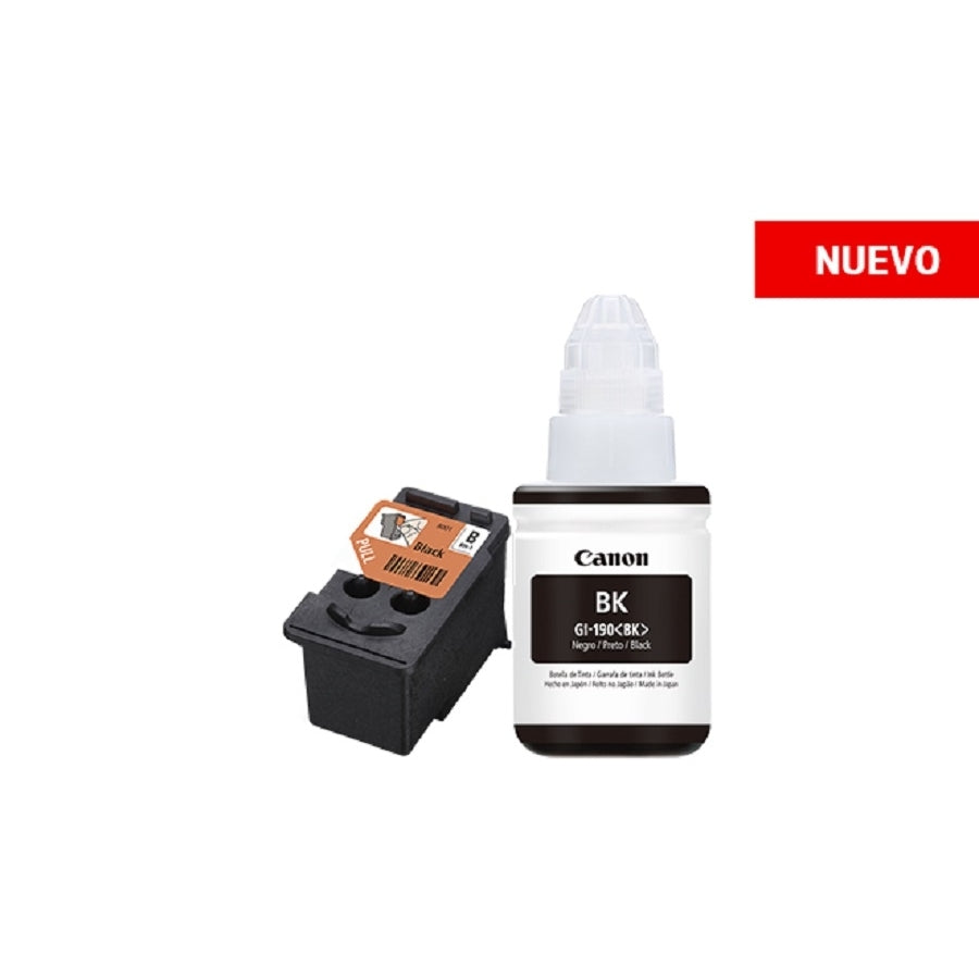 Cabezal de tinta Canon BH-1 + GI-190 Negro - Reemplazo fácil para PIXMA G Imagen principal del producto