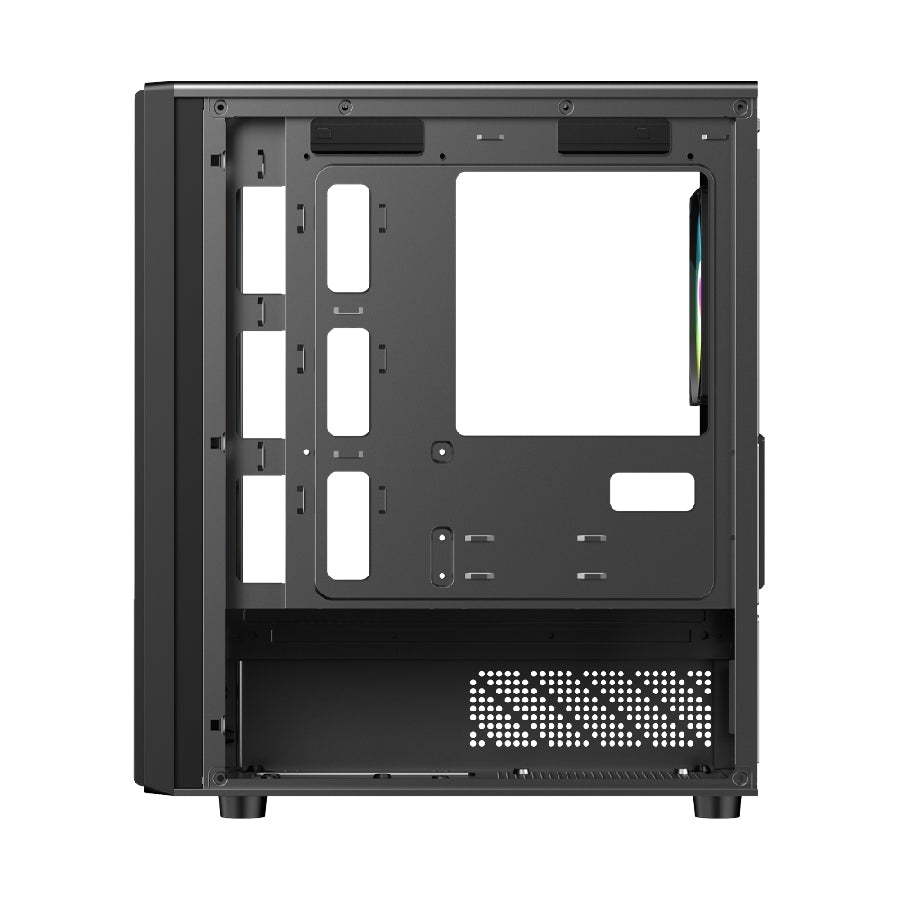 Gabinete Acteck Zyron GC606 Mini Torre - Cristal Templado, Ventiladores FRGB, Micro ATX