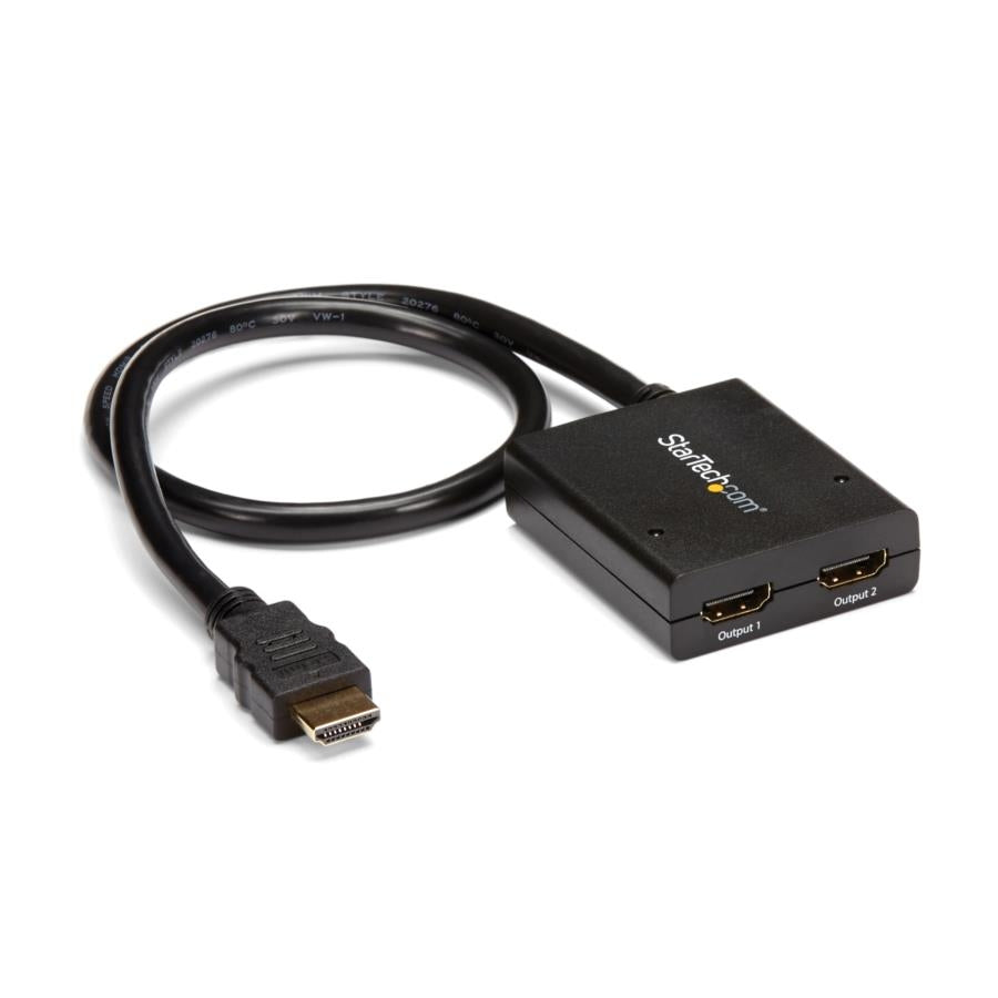 Splitter HDMI StarTech ST122HD4KU 2 Puertos - 4K 30Hz USB Alimentado Imagen principal del producto