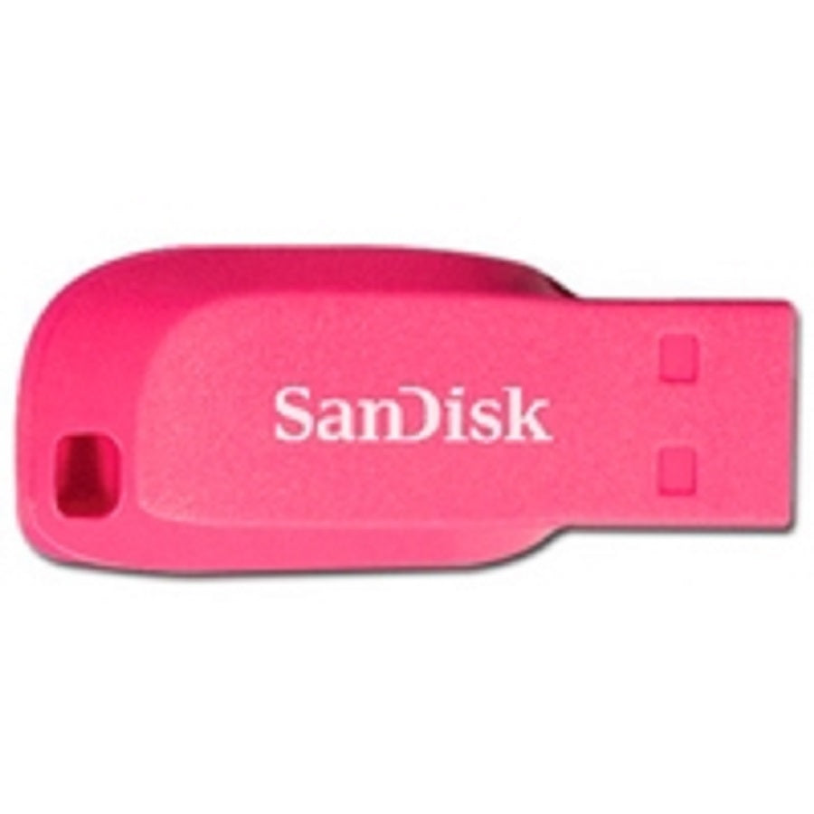 Memoria USB SanDisk Cruzer Blade 16GB USB 2.0 - Compacta Electric Pink
