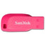 Memoria USB SanDisk Cruzer Blade 16GB USB 2.0 - Compacta Electric Pink