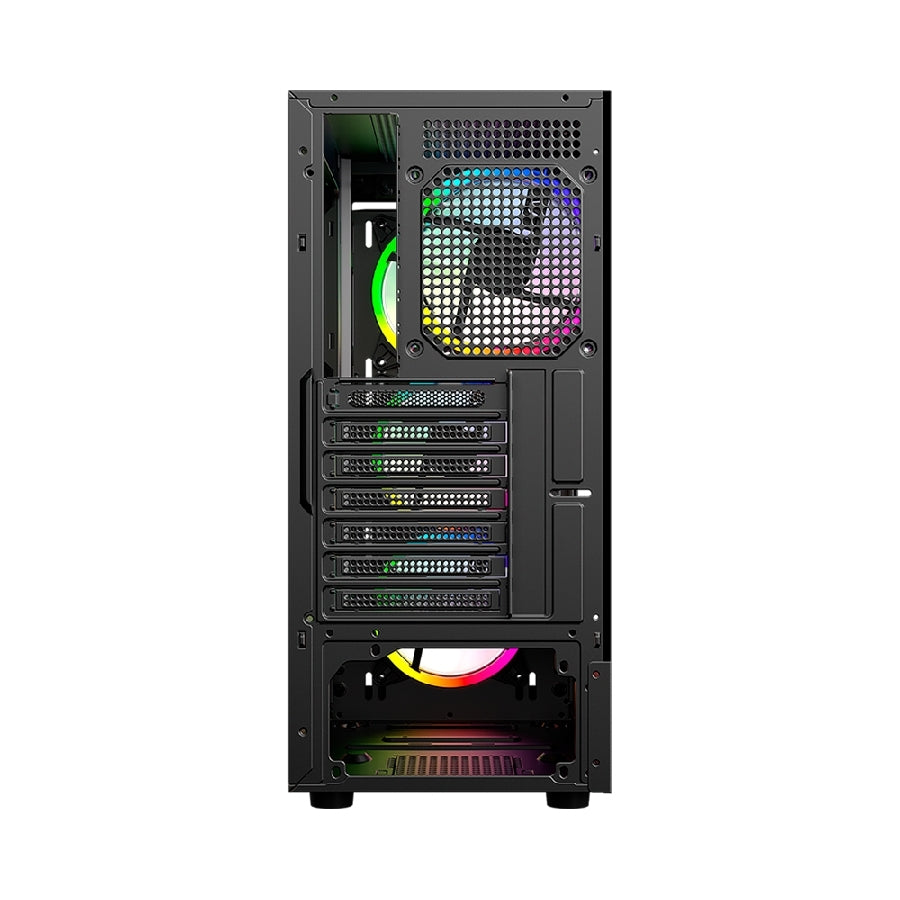 Gabinete Balam Rush Dragonfly GM590 Media Torre ATX - Cristal Templado RGB
