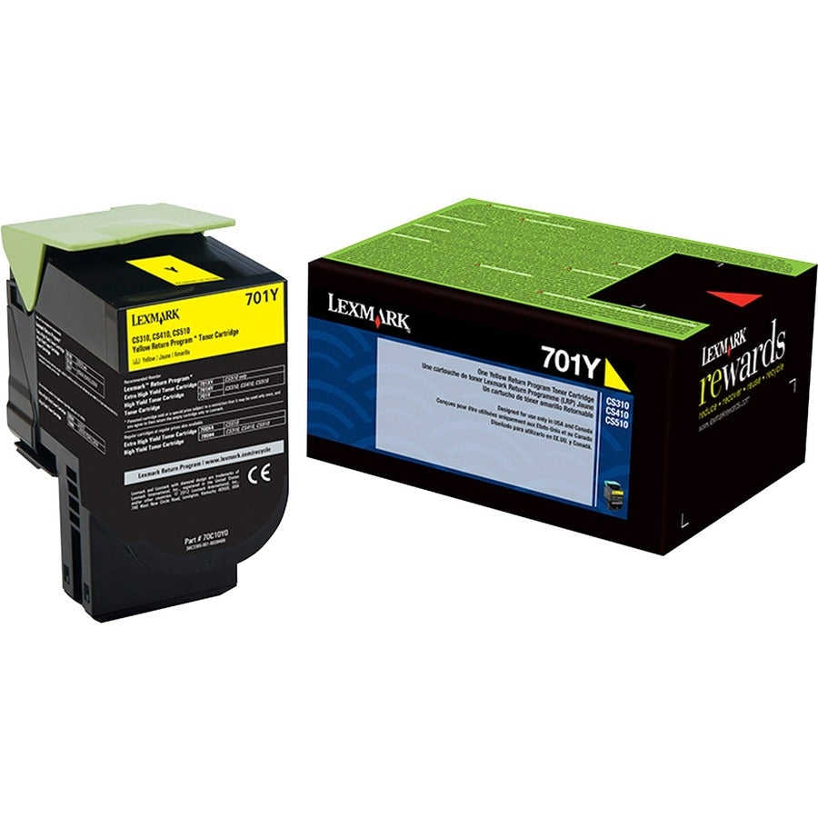 Toner Lexmark 78C4UY0 Amarillo - Ultra Alto Rendimiento 7000 Páginas Imagen principal del producto