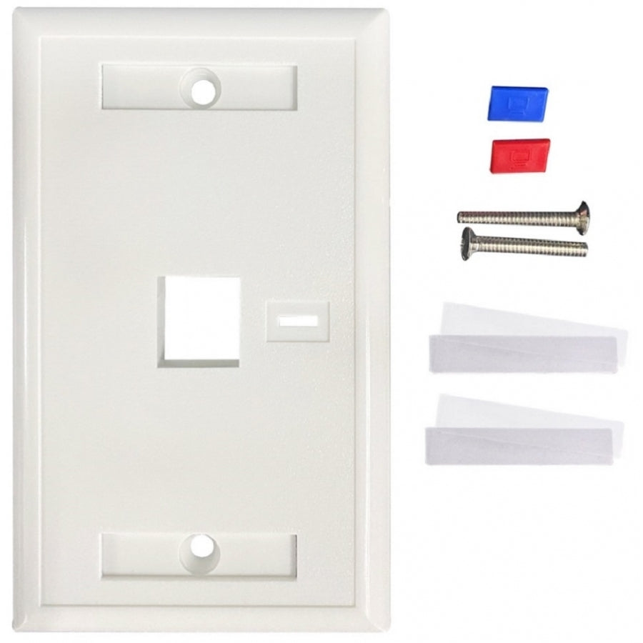 Tapa Faceplate Intellinet 772389 - 1 Salida Keystone Blanco Imagen principal del producto