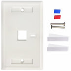 Tapa Faceplate Intellinet 772389 - 1 Salida Keystone Blanco